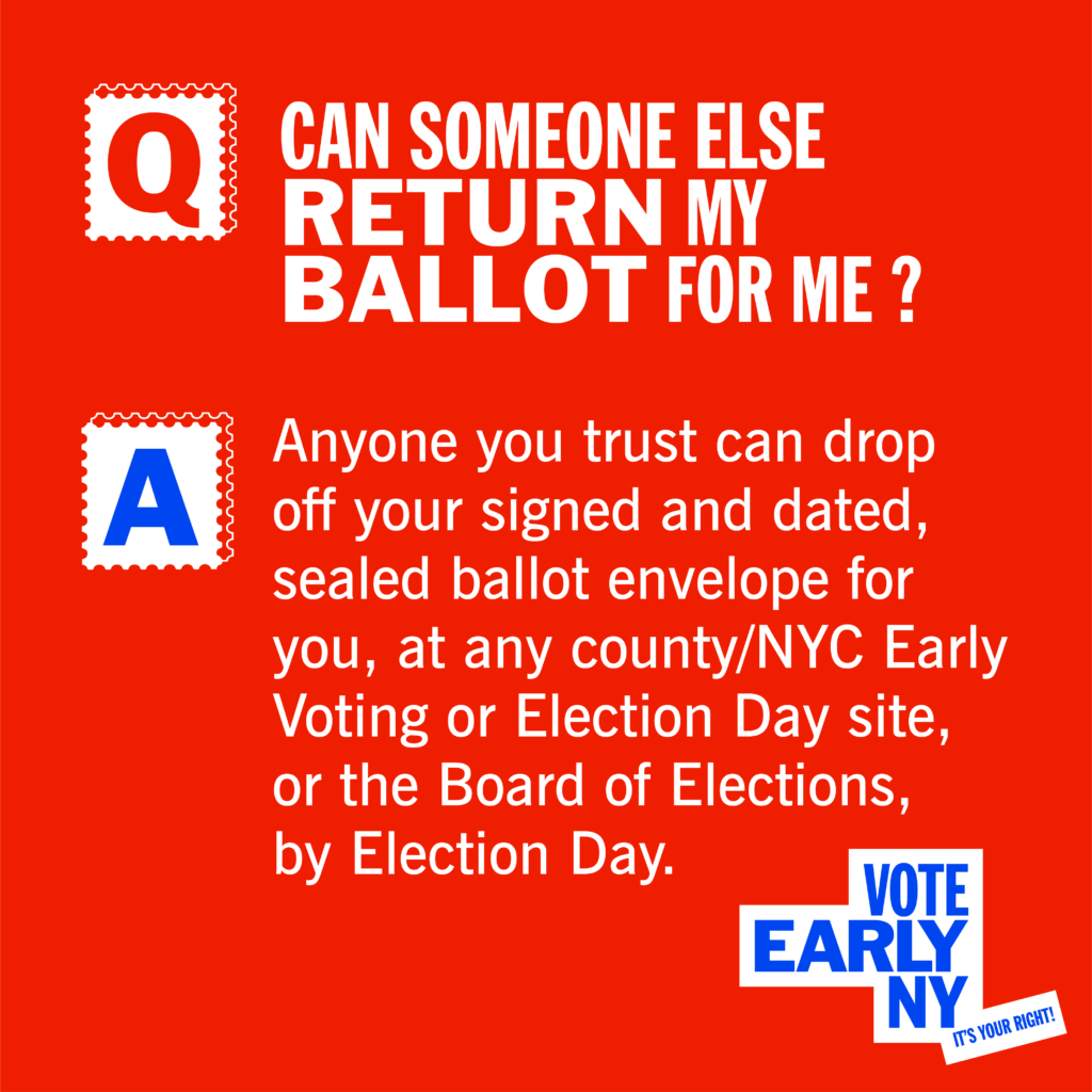 Vote By Mail in NY What You Need to Know VOTE EARLY NY